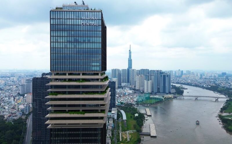 The Saigon Marina IFC tower marks the beginning of the construction of the Ho Chi Minh City International Financial Center